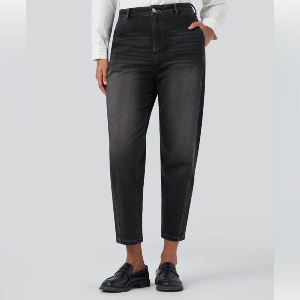 HALARA flex size Medium Charcoal high waisted Jeans